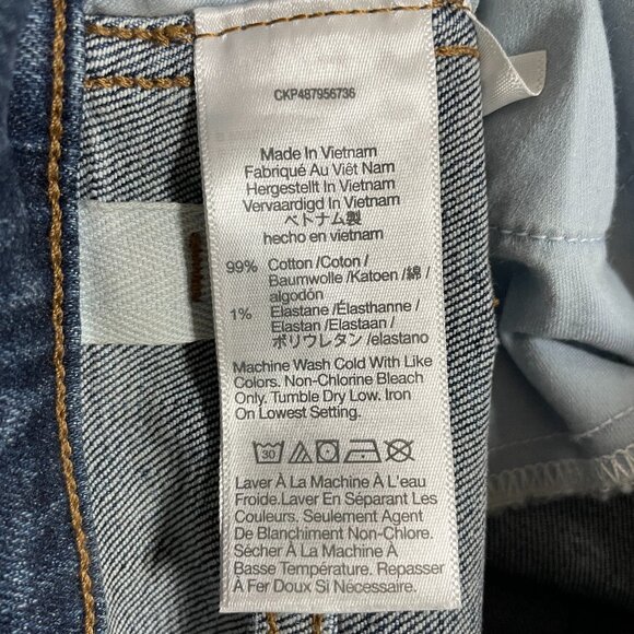 NWT Madewell Stovepipe Jeans Womens 28 Deming Wash NR516 - Picture 14 of 14